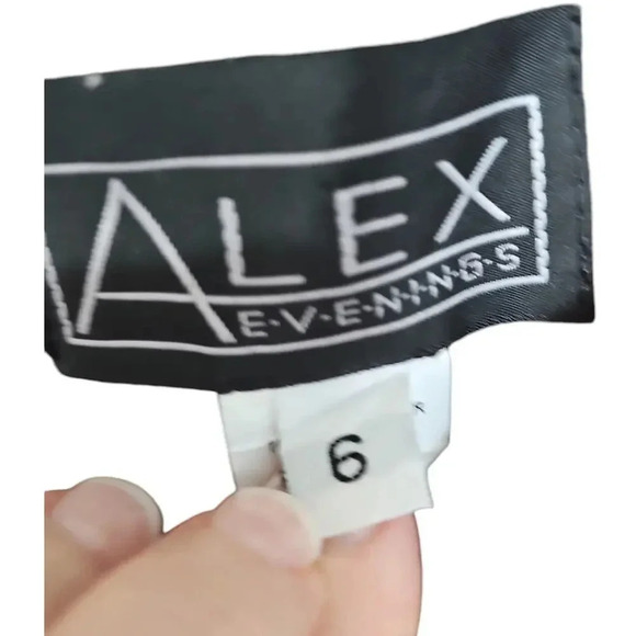 Alex Evenings Sleeveless Sheath Dress Brown / Black Size 6 - Picture 4 of 6